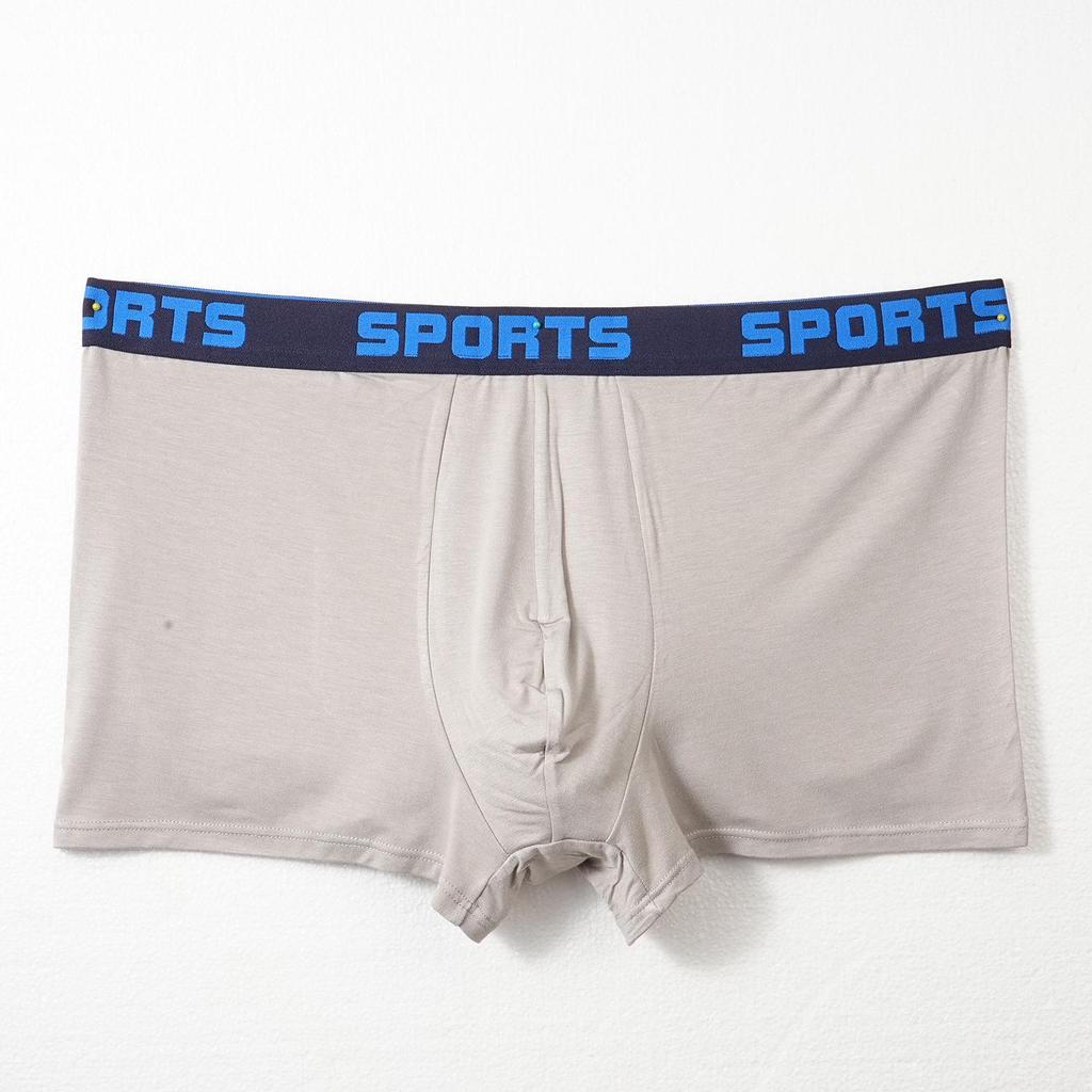 Men's Modal Sport Boxer Briefs with U-Shaped Pouch - Breathable, Plus Size, Mid-Rise