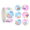 500 Cute Easter Egg Stickers Envelope Seal Seals Crafts for Birthday Packing Box Festival