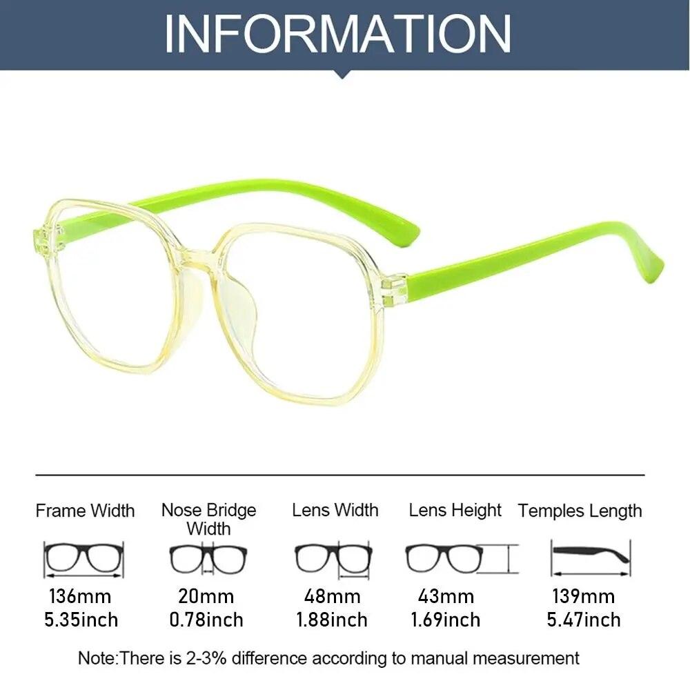 Ochelari de modă pentru computer pentru copii Filtru de blocare a luminii albastre Ochelari de protecție pentru jocuri Ochelari de vedere pentru copii Ochelari anti-razele albastre