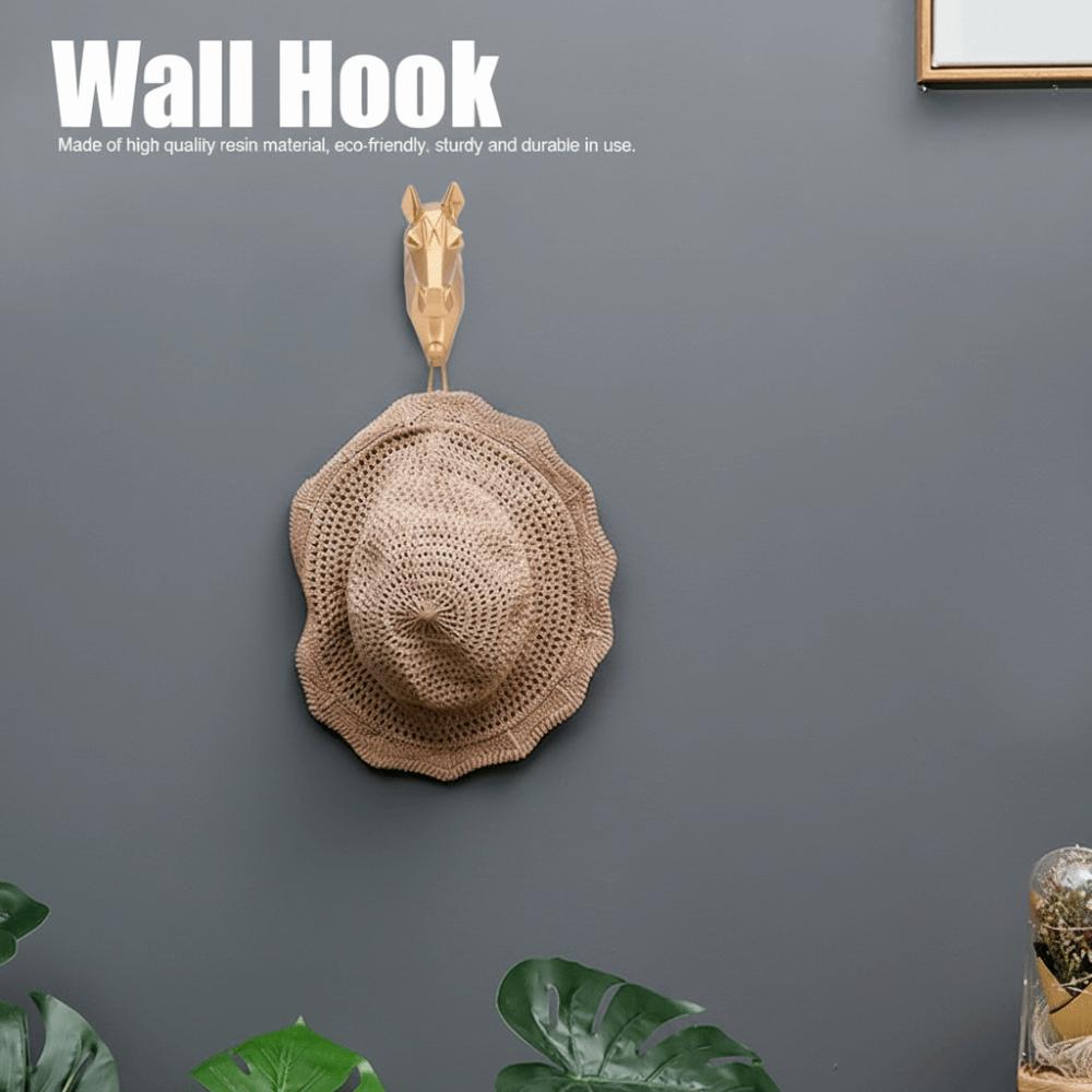 Resin Coat Hook Animal Shape Key Holder Distinctive Robe Hook  Home Decor