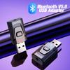 4v1 USB Bluetooth 5.0 Dongle Adaptér Přijímač Vysílač HiFi Stereo bezdrátový audio adaptér USB 3,5mm Jack 3,5mm Aux pro PC Stolní sluchátka