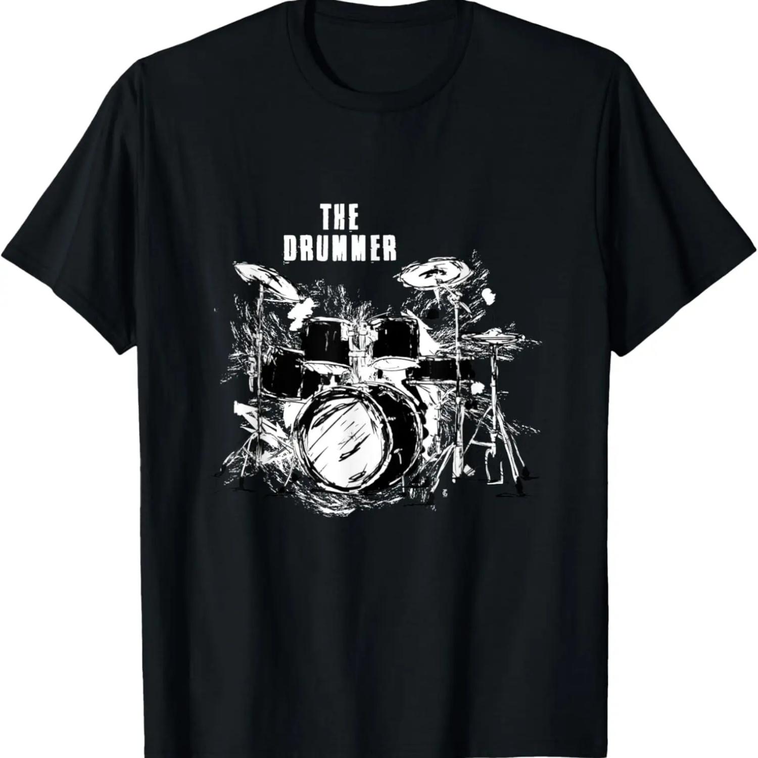 Evolution of a Drummer Shirt, Music Band Drums T-Shirt S