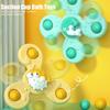 3 Pcs Suction Cup Spinner Toys Rotating Flower Suction Cup Toys Waterproof Rustproof Baby Fidget Spinners Bathroom Toys