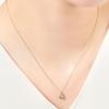 Vendome Aoyama August K10 Yellow Birthstone AJVN147440PD [Official] Necklace, Birthstone, Gold, (Peridot)