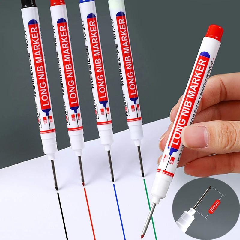 1 Stück Tiefloch-Markierstifte Badezimmer Holzbearbeitung Dekoration 20mm Langer Kopf Markierstifte Stift für Metall Glas Baumwolle Lederwaren Markierung