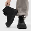 High-top shoes men's spring minimalist big-headed milk-scented baseplate shoes high street platform derby shoes men's commuter casual leather shoes