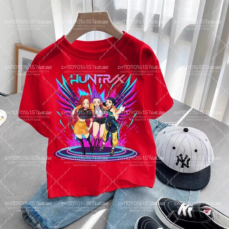 Kawaii Shirt Capybara Graphic Kids Tshirts Summer Short Sleeve Tees Cartoon Animal Boys Girls Clothes Tops Y2K Children T-shirt