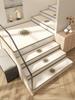 Self-adhesive Stair Mats Step Anti-slip Rugs Stairs Carpets Home Living Room Decor Floor Stair Steps Protection Cover Pad Indoor