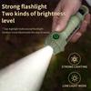 Outdoor camping light multi-light source portable keychain hook mini flashlight atmosphere camping light