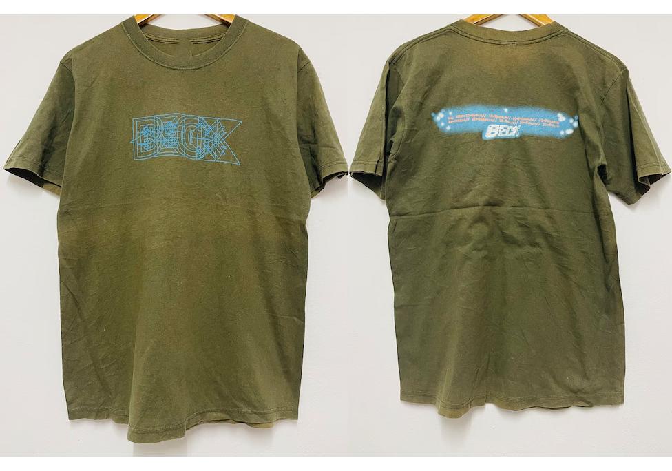 2 Sides Beck Hansen 2000s Tour Shirt Classic Green Unisex S-5XL 1H0267 Unisex T-Shirt