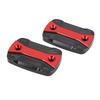 Pair of Motorcycle Brake Fluid Reservoir Cap Aluminium Alloy for XMAX 300 125 250 2017-2023 Red
