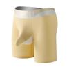 Men's Cotton Mid-Waist Breathable Briefs with Gun Egg Separation, Available in All Seasons.