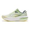 SAUCONY Triumph 21 Cómodo Versátil Amortiguación de Tela Transpirable Zapatillas de Running Casual de Caña Baja para Mujer Zapatilla Blanca Verde S10881-138