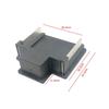 Connector Terminal Block 2 Pieces Black Electric Tools
