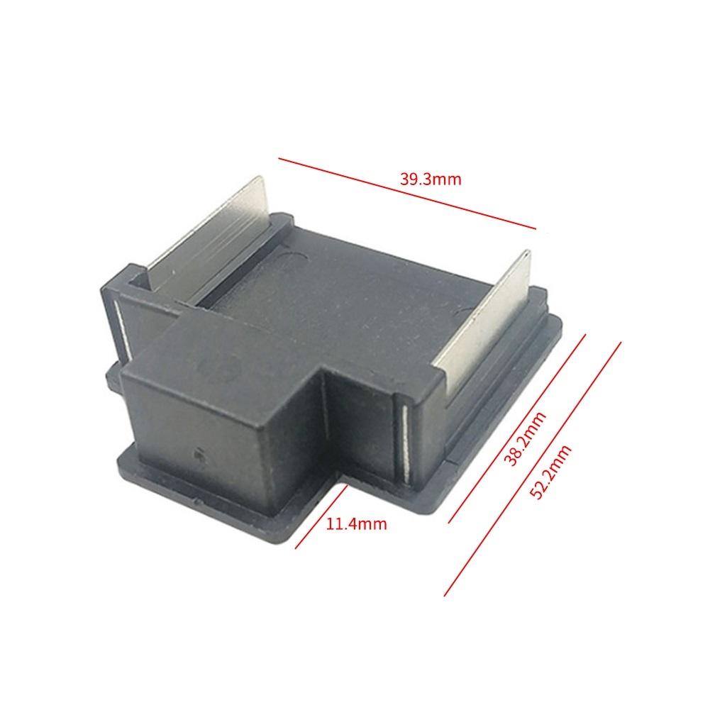 Connector Terminal Block 2 Pieces Black Electric Tools