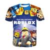 Summer 3D Printed Boys Clothes Girls Kids Roblox Game Short Sleeve T-shirt Girl And Boy Tshirts Children's clothing