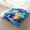 Anime NO GAME NO LIFE Throw Flannel Throw Blanket: Soft Kid-Friendly Warm Anti-Static All Season Washable Couch Bed Home