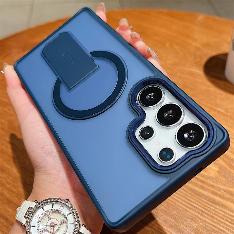 Invisible Magnetic Phone Case for Samsung S25 Ultra, Compatible with S24 FE/S23/S25 Plus
