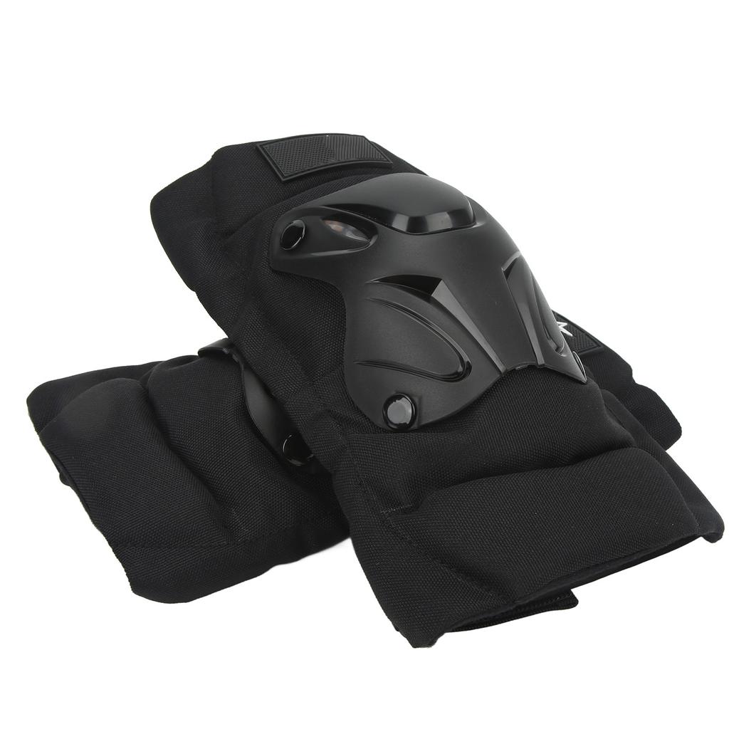 2pcs Knee Pads Guard Short Reflective Thickened PP Flexible Bendable Breathable Rubber Motorcycle Knee Guard for Outdoor