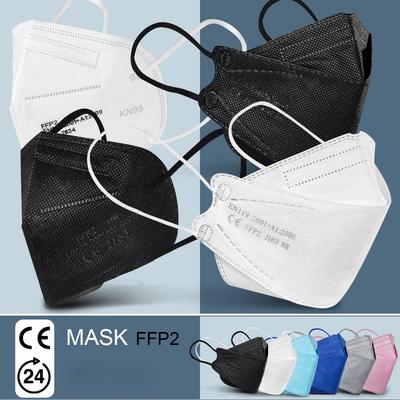 CE FFP2 Face Mask Fish Mask Kn95 Schválená maskarillas Faciales Maska na opakované použitie