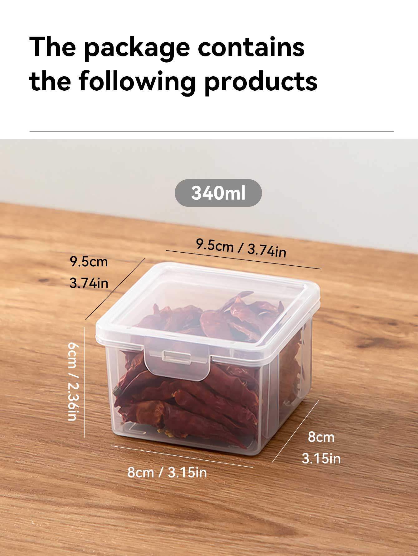 

WORTHBUY Refrigerator Food Fresh Storage Box Fridge Side Spice Food Case Container Kitchen Organizer Storage Boxs