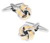 Black Cufflinks For Men Fashion Knot Design Top Quality Copper Sale Cufflinks Whoelsaleretail