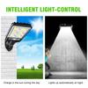 Sensor Street Lamp 3 Light Modes Outdoor Waterproof Security Solar Lamps Garden Terrace Garage Door Street Lighting 72COB