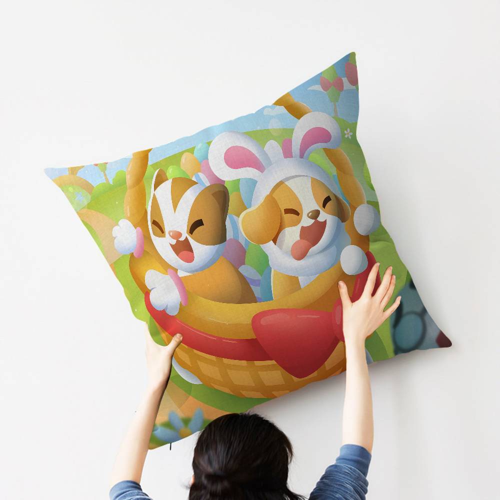 

Game AAdopt MMe Pillow Gift Home Office Decoration Bedroom Sofa Car Cushion Cover Case 45x45 30x30cm