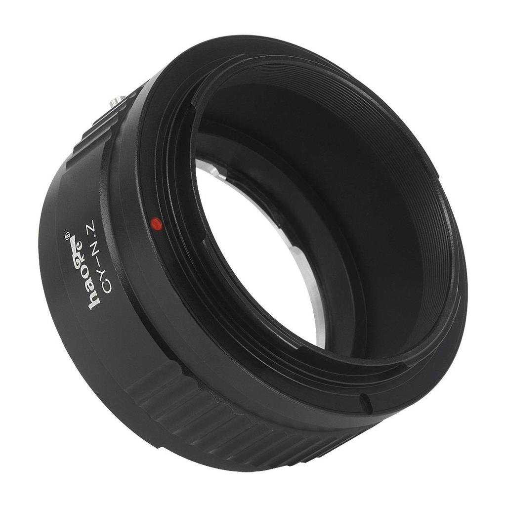 Haoge Manual Lens Mount Adapter for CY Mount Lens to Nikon Z Mount Cameras Contax/Yashica C/Y (Z6, Z7, etc.)