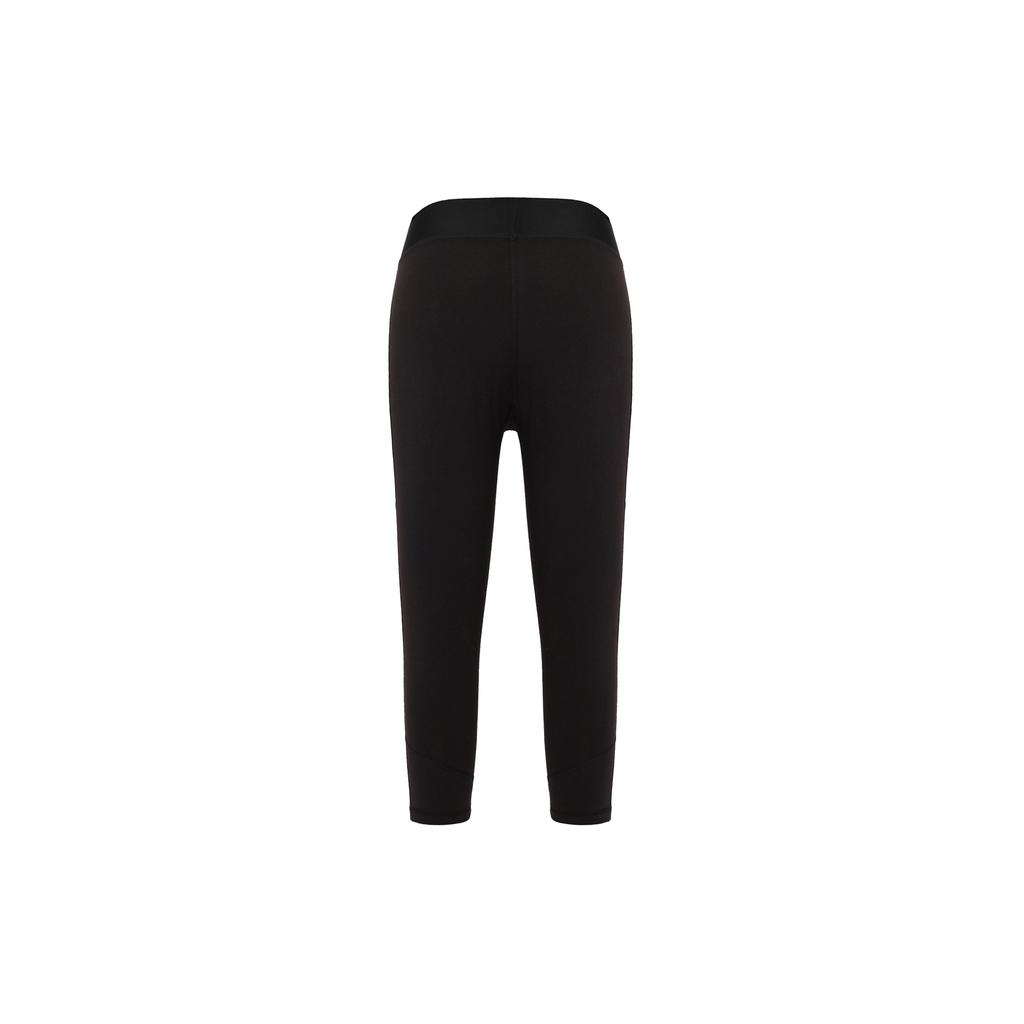 adidas Elastic Slim Fit Striped Retro Sports Casual Pants Women Bottoms Black DW9928