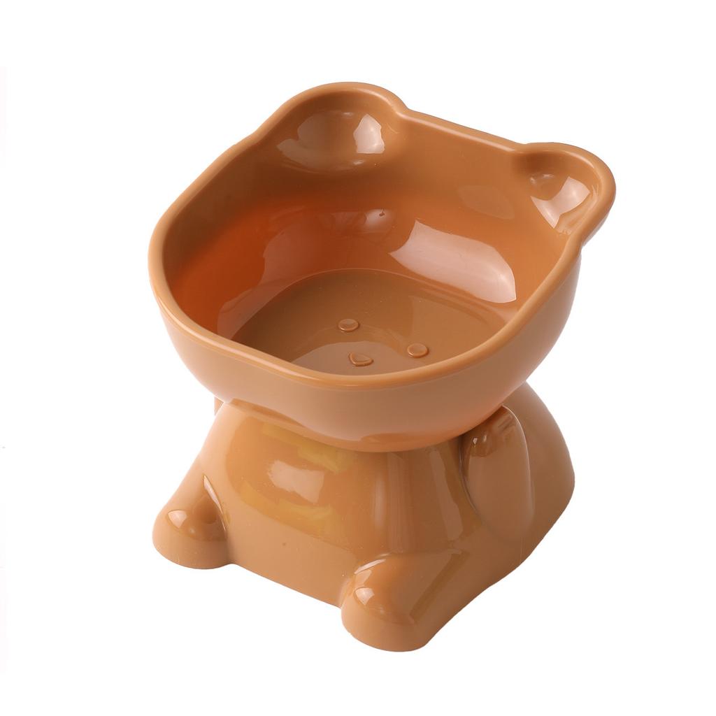 Cat Bowl Face Support Bear Pet Neck Protection Bowl Cat Bowl Anti Overturning Cat Food Rice Bowl