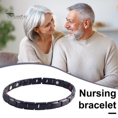 Bracelet de contrôle de la pression artérielle Émission d'ions négatifs au germanium Thérapie au titane bleu pour le soulagement du stress et la gestion de la pression artérielle Soins du corps