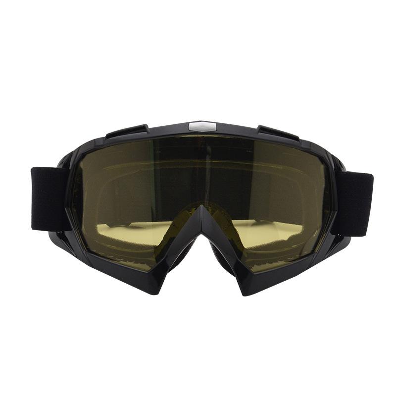 Motorcycle goggles, outdoor motorcycle protective eyewear, off-road windproof goggles, helmet glasses, anti-fog ski goggles, cycling eyewear