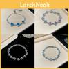Fashionable Silver Zircon Flower Cuff Bracelet For Women Office Wear Accessory