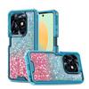 For Samsung Spark Go Mobile Phone Case Three-in-one Glue Glitter Powder Shockproof