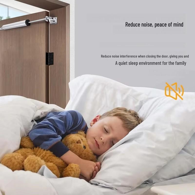 Invisible Adjustable Silent Door Closer - Automatic Spring Hinge for Homes