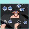 Nové japonské anime One Piece Náušnice Velkoobchod Otočné Whitebeard Ace Ušní doplňky
