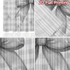 2D FLAT PRINTING 2pcs Curtains (Without Rod) Gingham Bows Design Modern Curtains&Window Treatment Versatile Fabric Curtains Gift