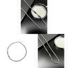 Stainless Steel Geometric Necklace For Men With Green Bamboo Beads Handmade Vintage Style