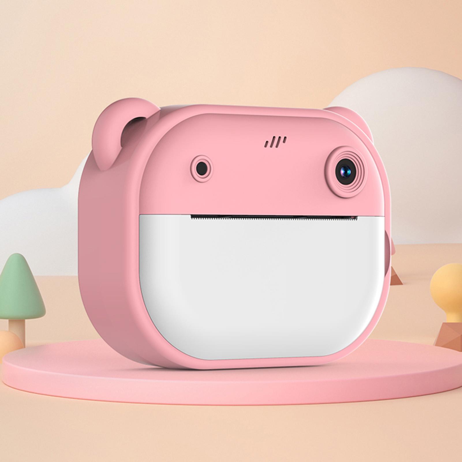 

Детская камера Детская цифровая камера 1080P Термопечать с 2-дюймовым IPS-экраном Фото Селфи Видео P-2