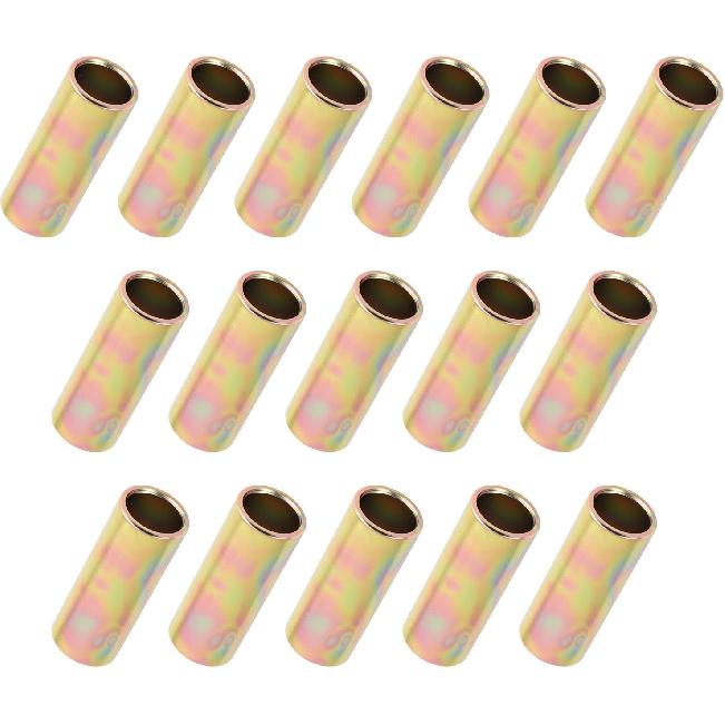 maXpeedingrods Trailer Leaf Spring Bushing Kit 16Pcs Shackle Bushings Fit for Double Eye Springs Trailer Axle K7129100 9/16 ID 11/16 OD