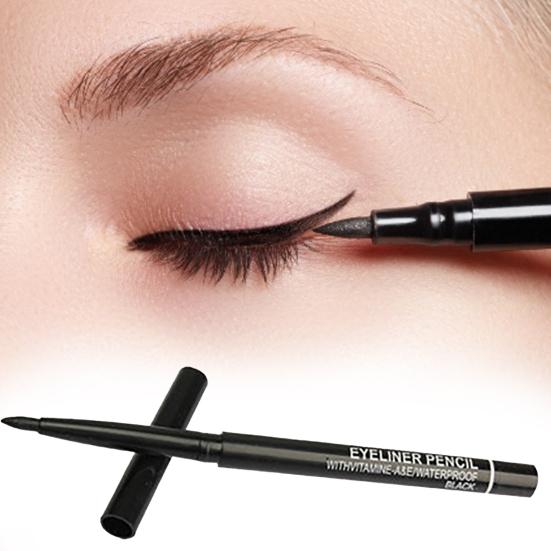 Women Waterproof Automatic Rotation Eye Liner Eyeliner Pen Makeup Cosmetic Tool