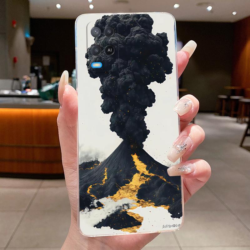 Casing For OPPO A54 4G Case CPH2239 Luxury Dragon Cute Cool Boys Girls Transparent Soft TPU Back Cover For OPPO A54 Phone Case