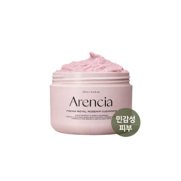 Arencia Fresh Royal Rosehip Mochi Cleanser 120g - For Sensitive Skin 1er