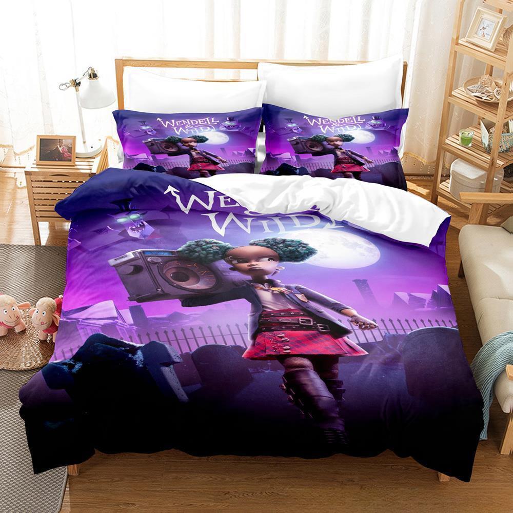 New Wendell & Wild Comedy Bedding Set Single Twin Full Queen King Size Bed Set Adult Kid Bedroom Duvet Cover Sets 3D Anime Bed