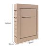A4 Document Archive Box 10-Pack, Acid-Free, Thickened Standard for File Storage.