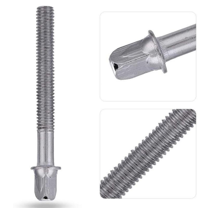 10 Pcs Drum Tension Rods Screws Metal Drum Tight Screws Replacement Drum Blot