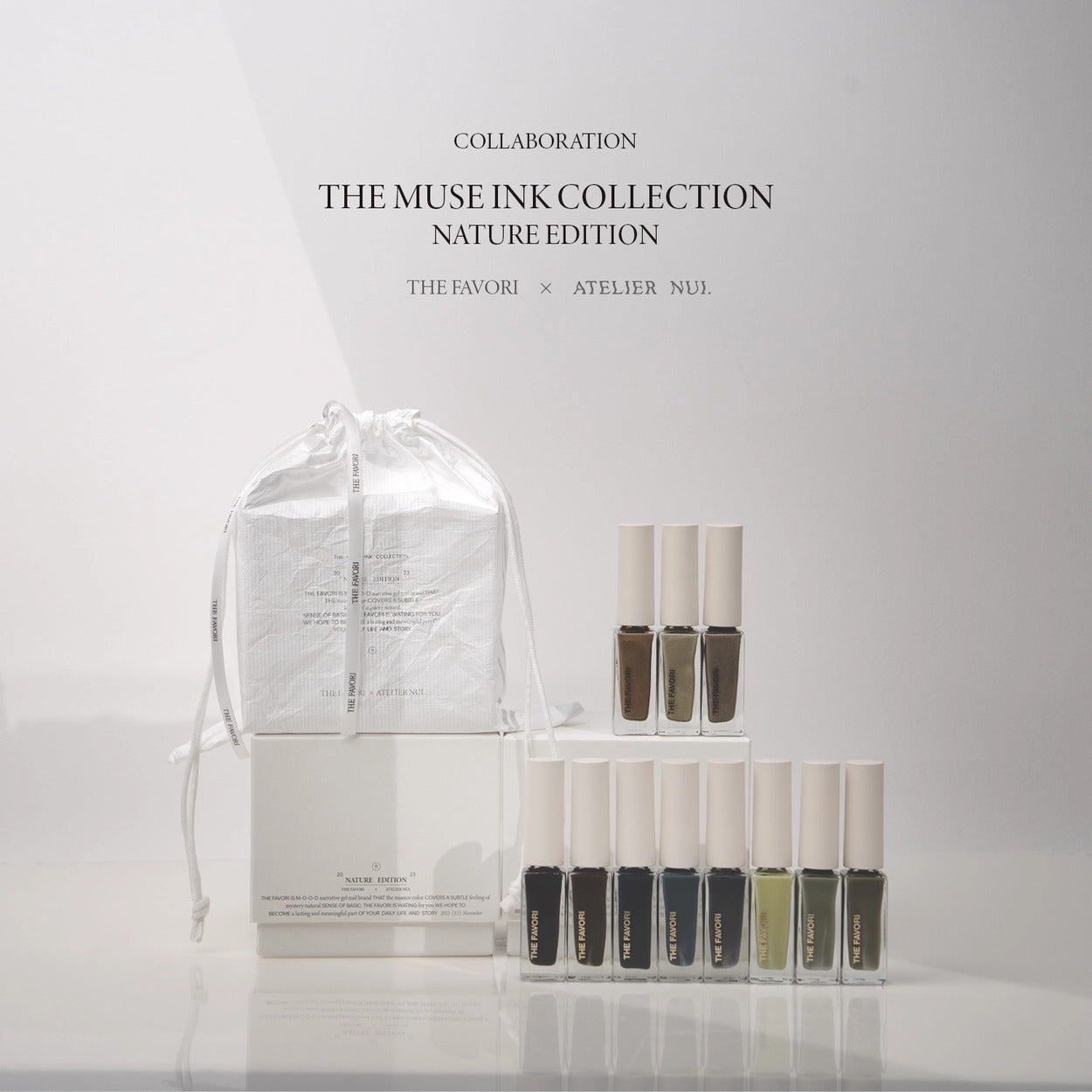 NUI x Favori Natural Edition (11 Colors) set