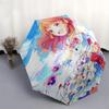 1pc Love Live! Umi Sonoda Outdoor Umbrella - Automatic Opening/Closing, Portable 3-Fold Design, 8-Rib Iron Frame, Perfect Gift for Fans, Travelers, Da