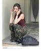 Unisex High-Waist Loose Fit Camouflage Hip-Hop Overalls